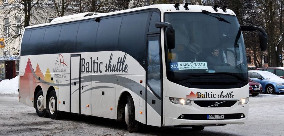 bus from Tartu to Narva