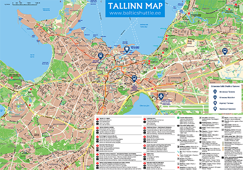 карта Таллина