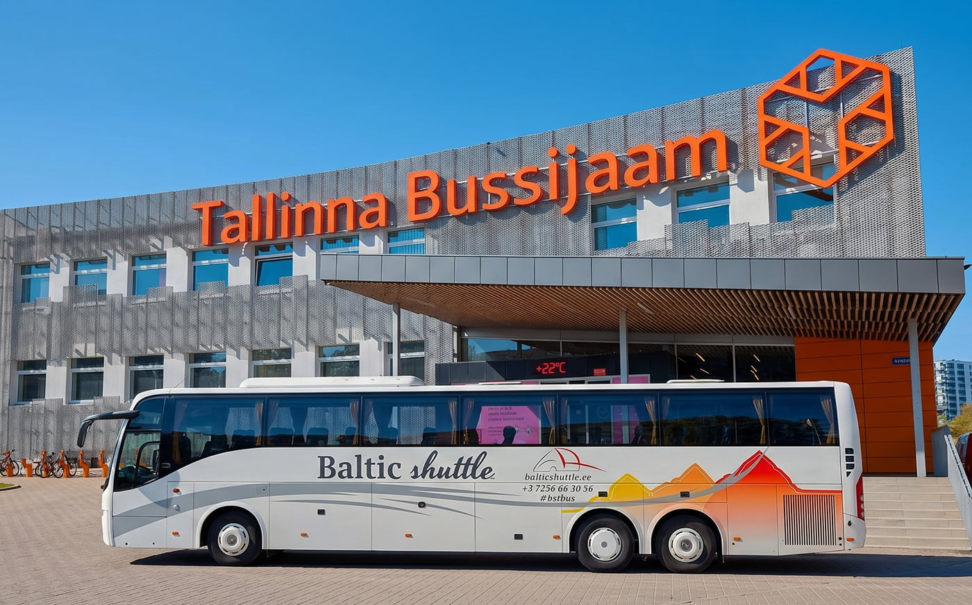 Baltic Shuttle buss Tallinnas