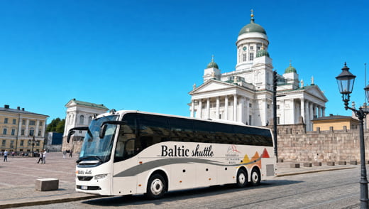 Autobús Baltic Shuttle en Helsinki