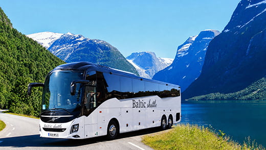 Автобус Baltic Shuttle в Норвегии