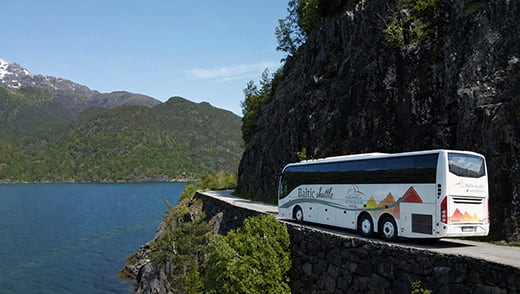 Автобус Baltic Shuttle в Норвегии