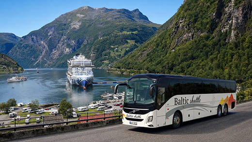 Автобус Baltic Shuttle в Норвегии