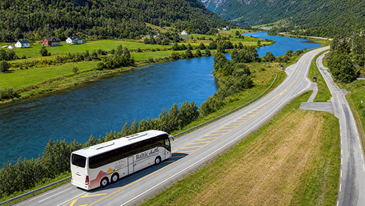 Автобус Baltic Shuttle в Норвегии