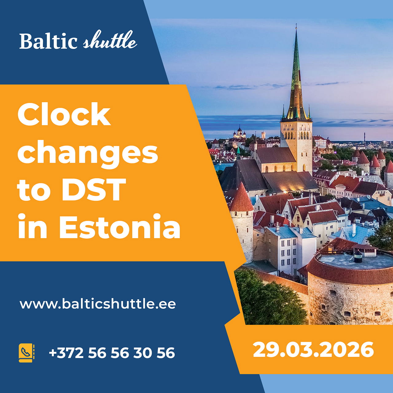 Estonia and the European Union switch to DST period on March 29, 2026