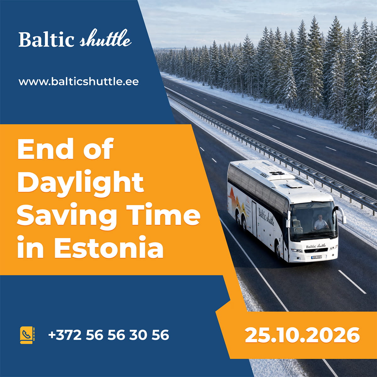 End of Daylight Saving Time in Estonia and Europe