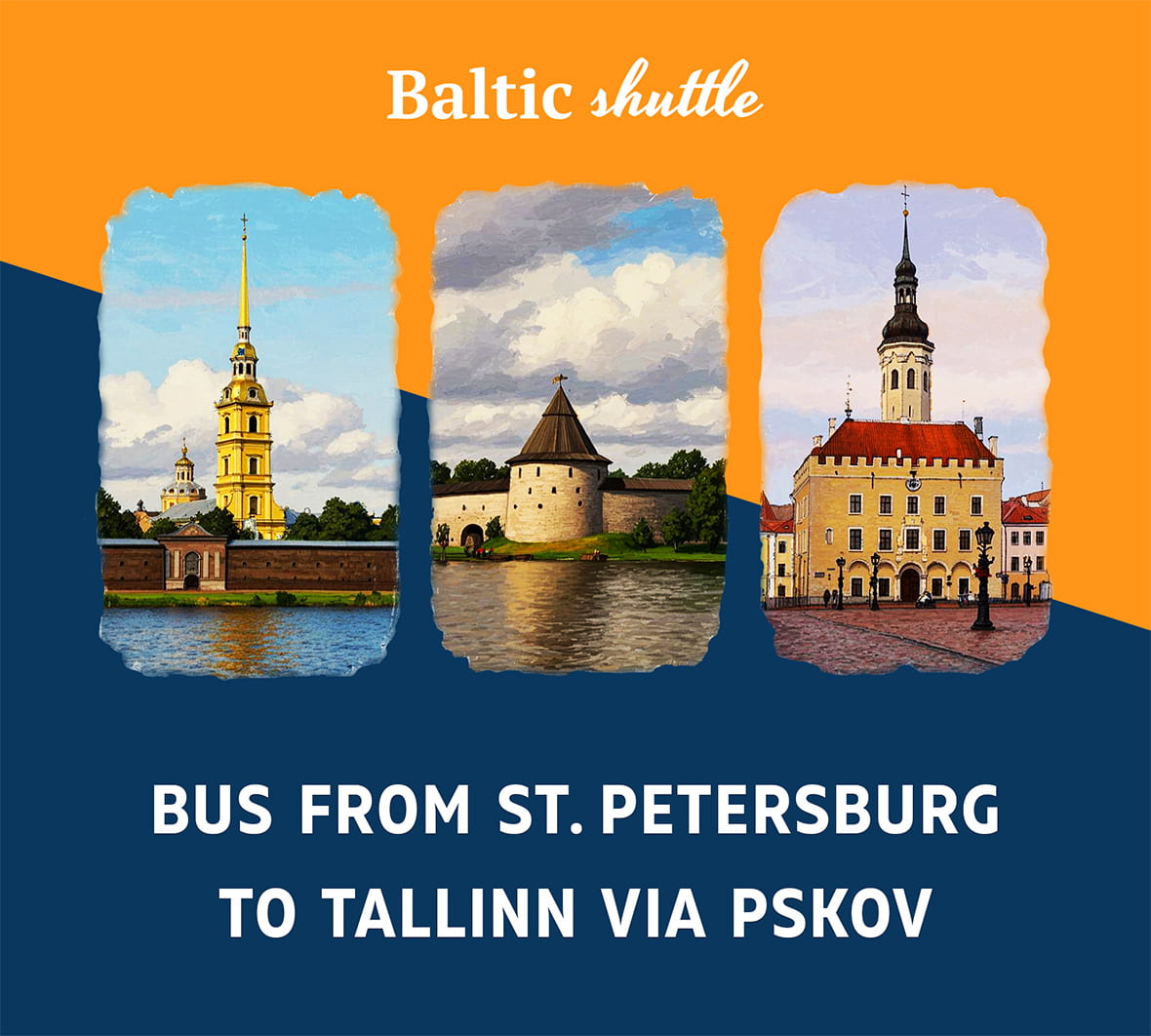 Bus from St. Petersburg to Tallinn via Pskov