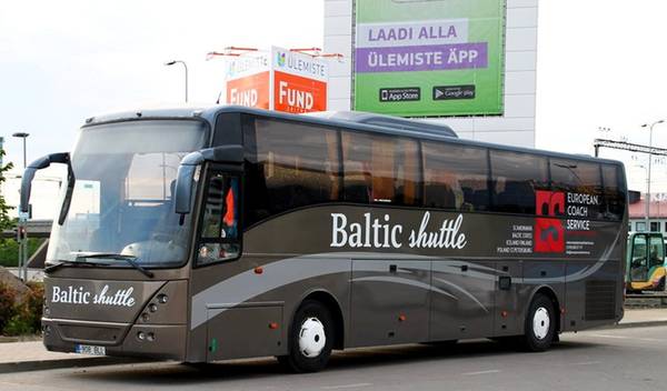 Рейсовый автобус Санкт-Петербург — Таллин компании Baltic Shuttle